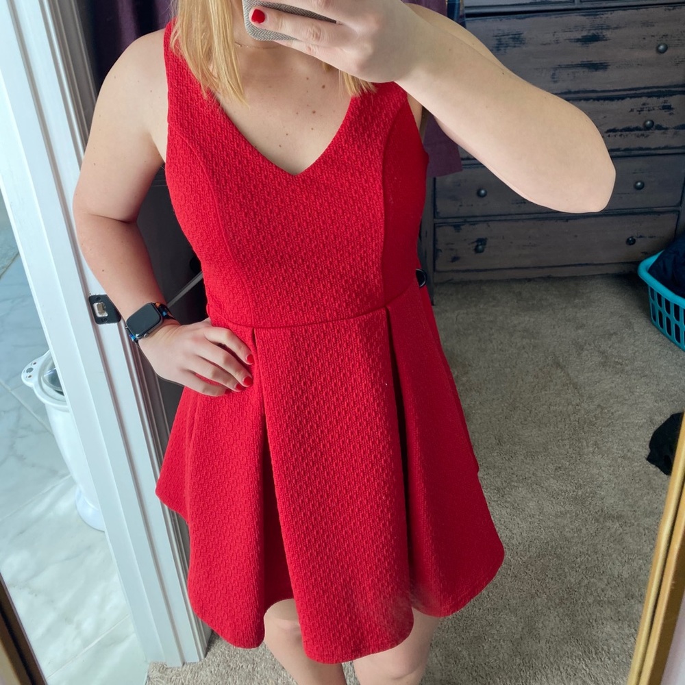 Red dress